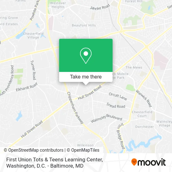 First Union Tots & Teens Learning Center map