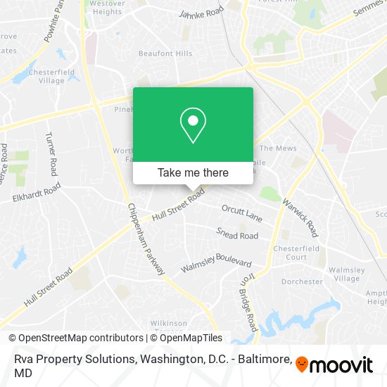 Rva Property Solutions map