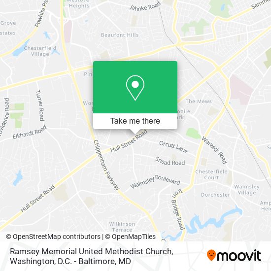 Ramsey Memorial United Methodist Church map