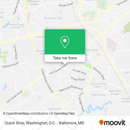 Quick Stop map