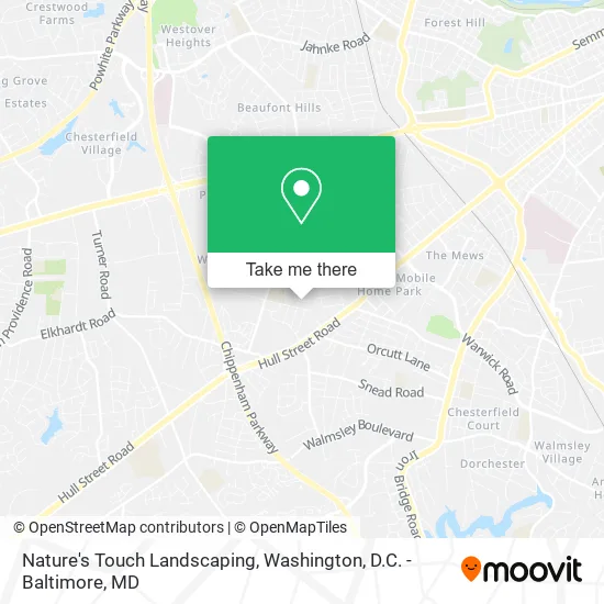 Nature's Touch Landscaping map