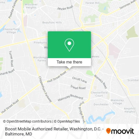 Boost Mobile Authorized Retailer map