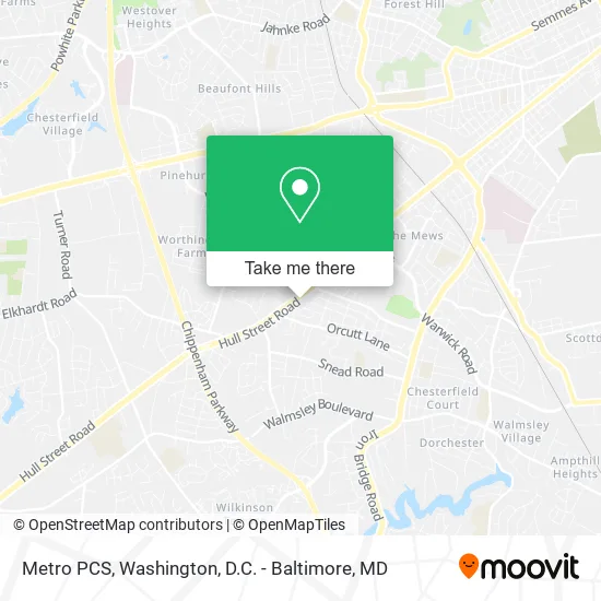 Metro PCS map