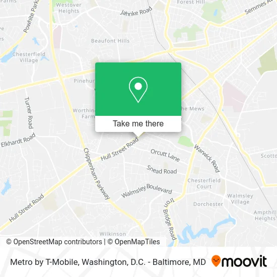 Metro by T-Mobile map