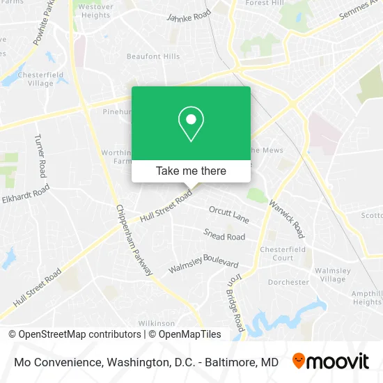 Mo Convenience map