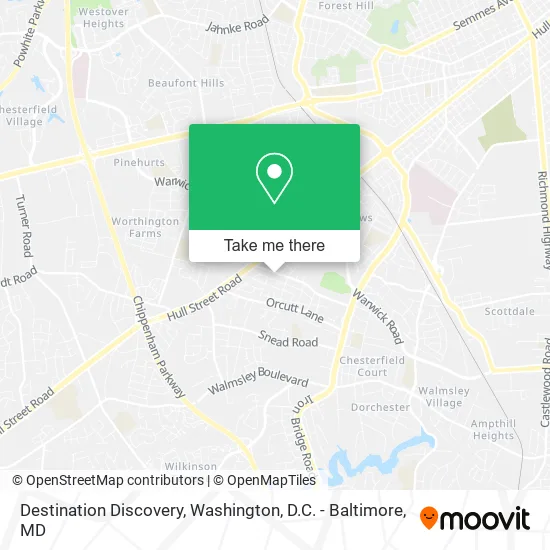 Destination Discovery map