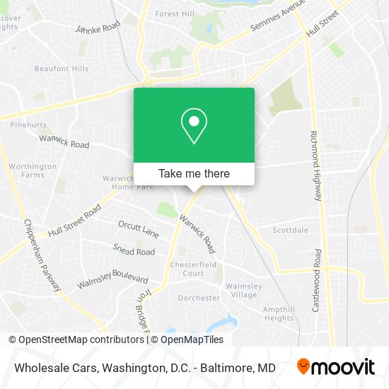 Wholesale Cars map