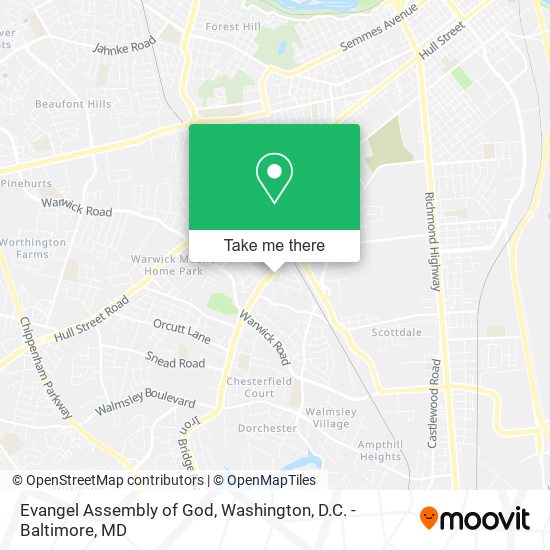 Mapa de Evangel Assembly of God