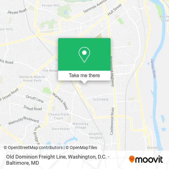 Old Dominion Freight Line map