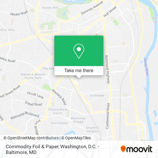 Commodity Foil & Paper map