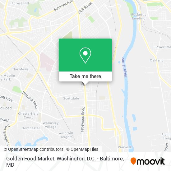 Golden Food Market map