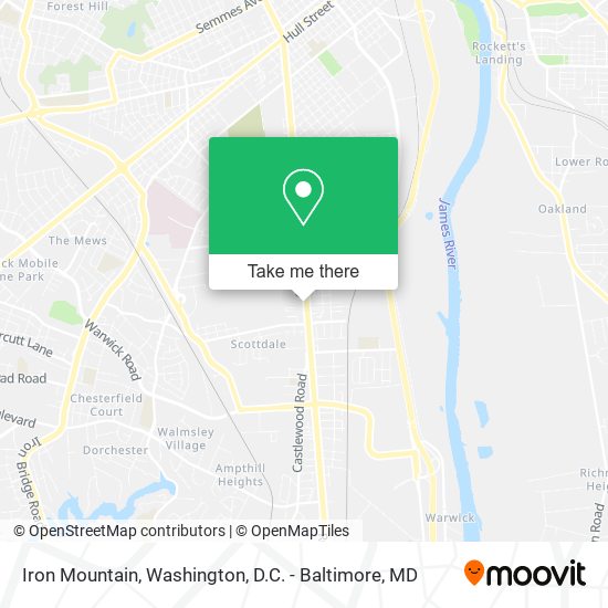 Mapa de Iron Mountain