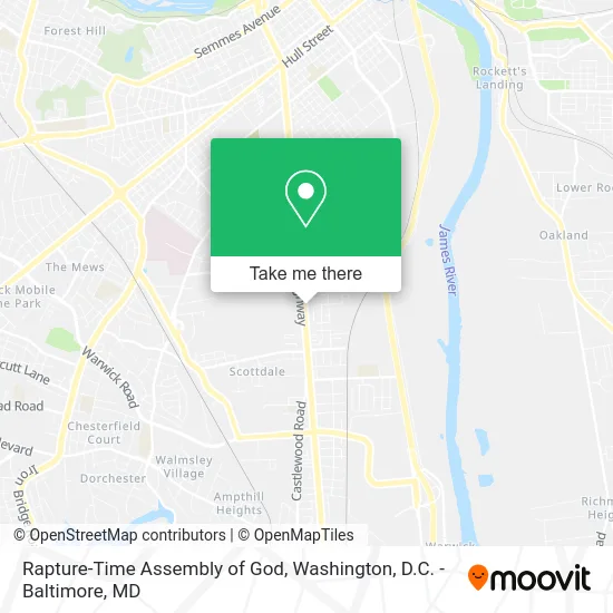 Rapture-Time Assembly of God map