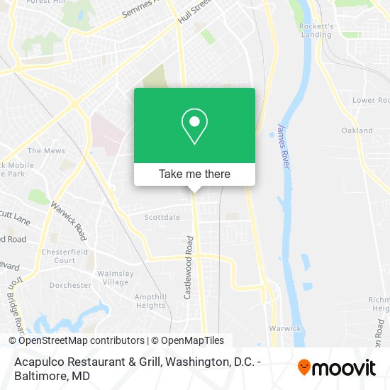 Mapa de Acapulco Restaurant & Grill