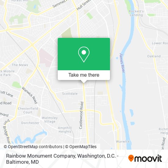 Rainbow Monument Company map