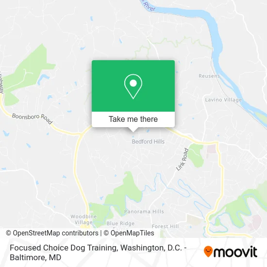 Focused Choice Dog Training map