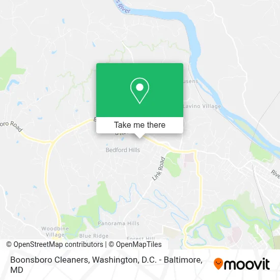 Boonsboro Cleaners map