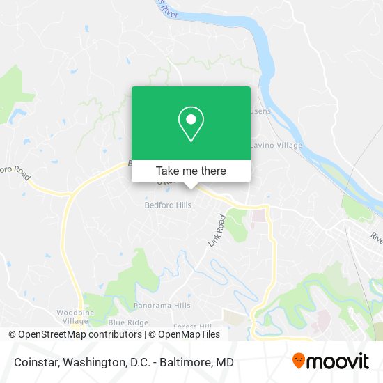 Mapa de Coinstar