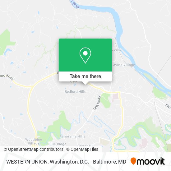 WESTERN UNION map