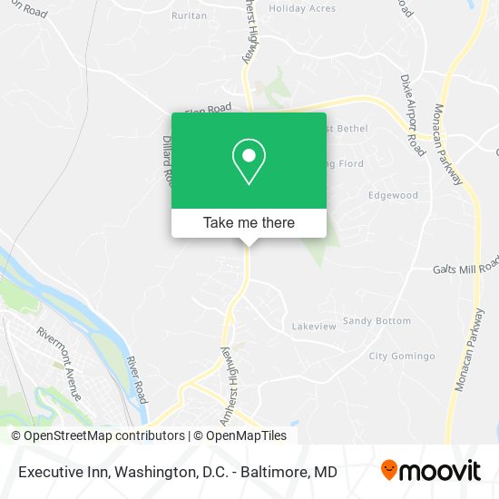 Mapa de Executive Inn