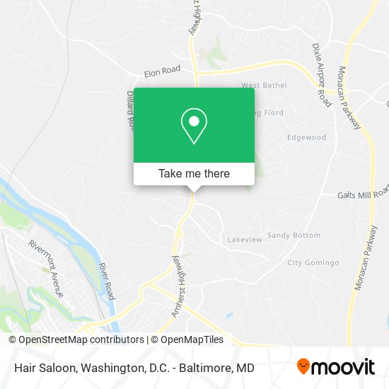 Hair Saloon map