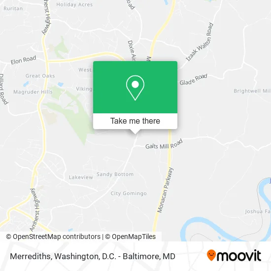 Merrediths map