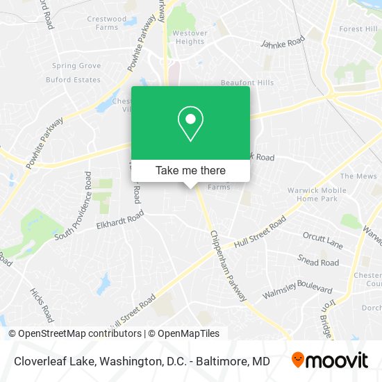 Cloverleaf Lake map
