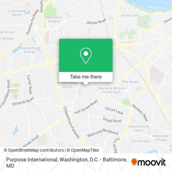 Purpose International map