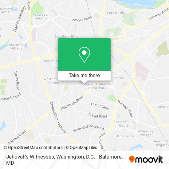 Jehovah's Witnesses map