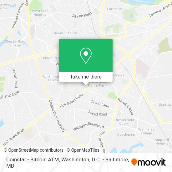 Coinstar - Bitcoin ATM map