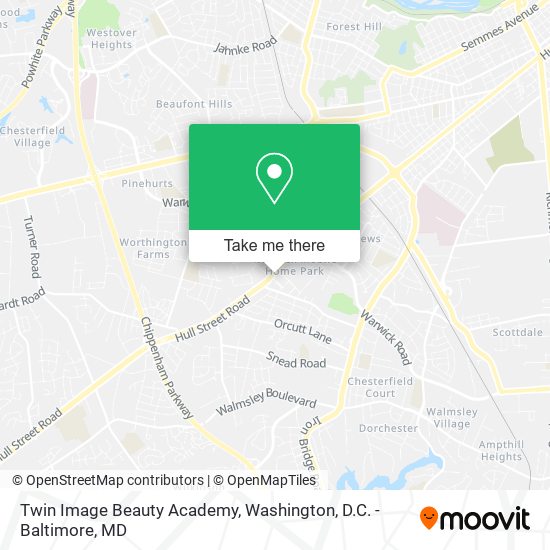 Twin Image Beauty Academy map