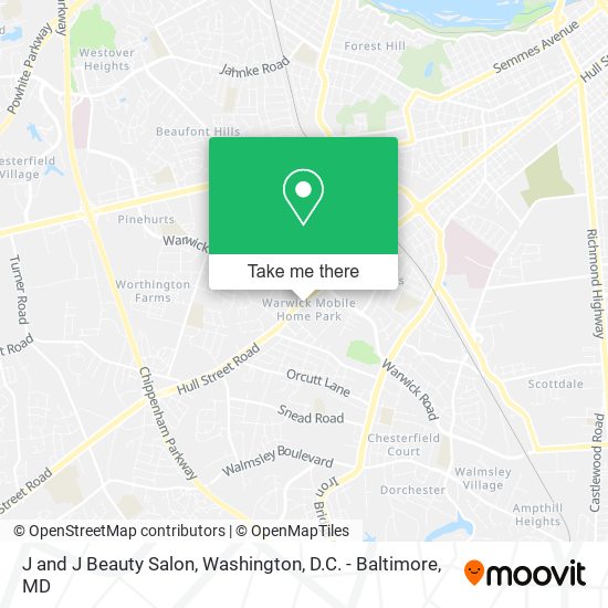 Mapa de J and J Beauty Salon