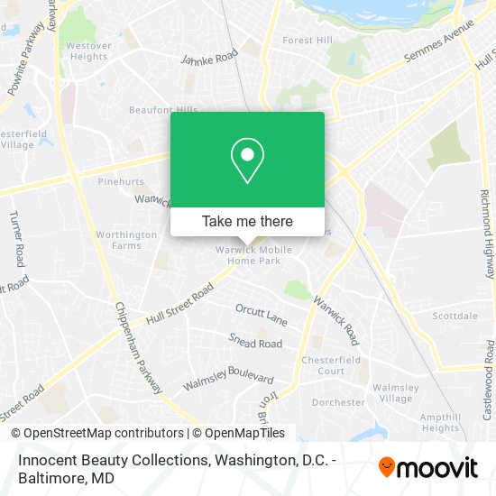 Mapa de Innocent Beauty Collections