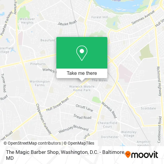 The Magic Barber Shop map