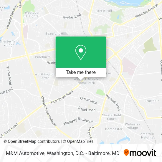 M&M Automotive map
