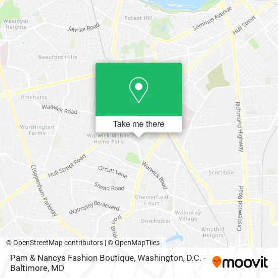 Mapa de Pam & Nancys Fashion Boutique