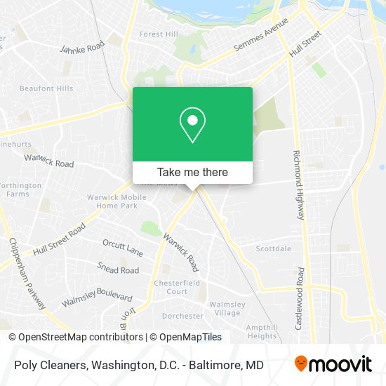 Poly Cleaners map