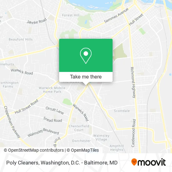 Poly Cleaners map