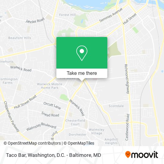 Taco Bar map