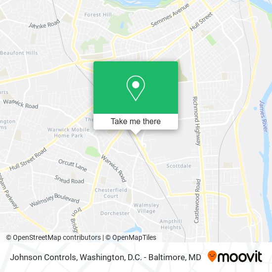 Johnson Controls map