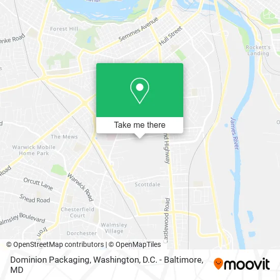 Dominion Packaging map