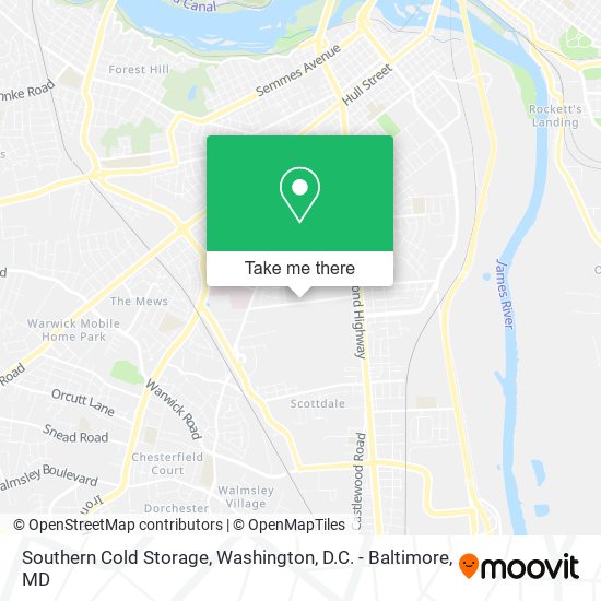 Mapa de Southern Cold Storage