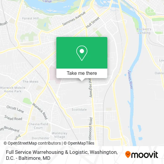 Full Service Warrehousing & Logistic map