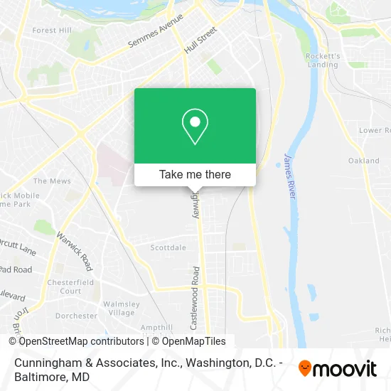 Cunningham & Associates, Inc. map