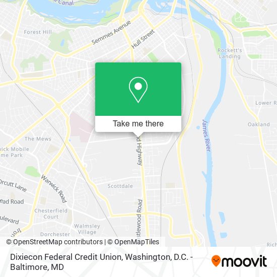 Dixiecon Federal Credit Union map