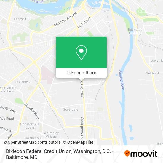 Dixiecon Federal Credit Union map