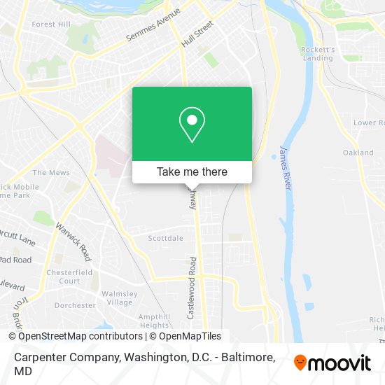 Carpenter Company map