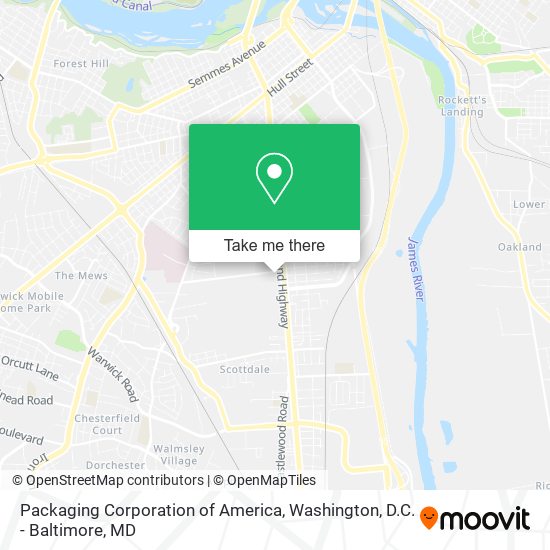 Packaging Corporation of America map