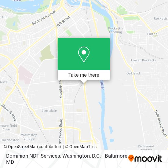 Mapa de Dominion NDT Services