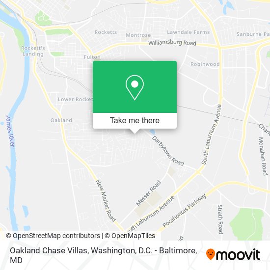 Mapa de Oakland Chase Villas